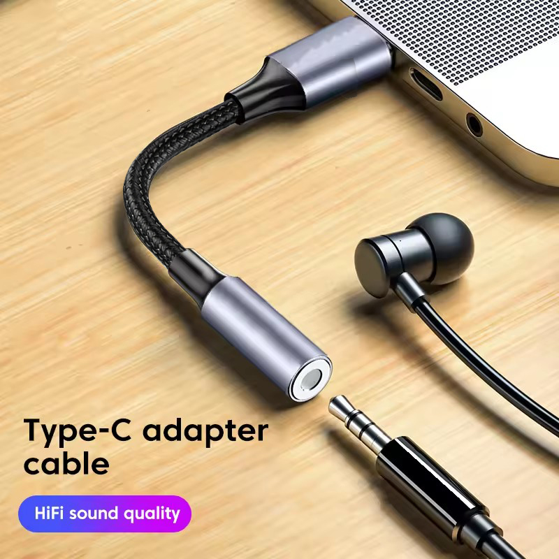 Audiophile Headphone Wired - USB-C Audio-Adapter DAC Typ-C auf 3,5mm