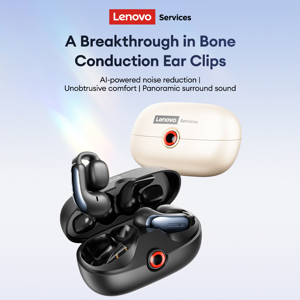 Wireless Earbuds Tws - Lenovo LES-108 Knochenleitung TWS Ohrclips Kopfhörer