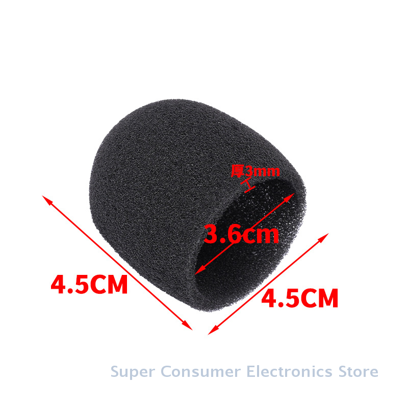 Shure Mic Mv7 - Schaumstoff-Studio-Windschutzscheiben-Mikrofon-Abdeckung, Schutzkappe für Shure SM58 SLX24