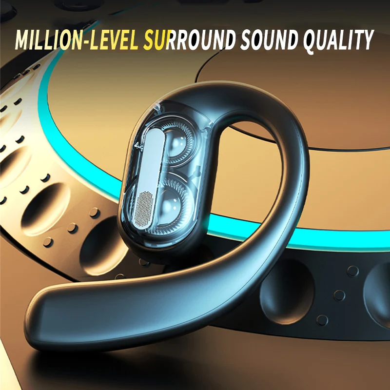 Bluetooth Headset On Ear - Drahtlose Bluetooth-Kopfhörer, vollständig offenes Headset, Luftleitung,