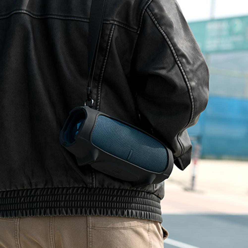 Jbl Speaker Charge 5 - Bluetooth-kompatible Lautsprecherhülle mit Riemen, wasserdichte Schutzhülle