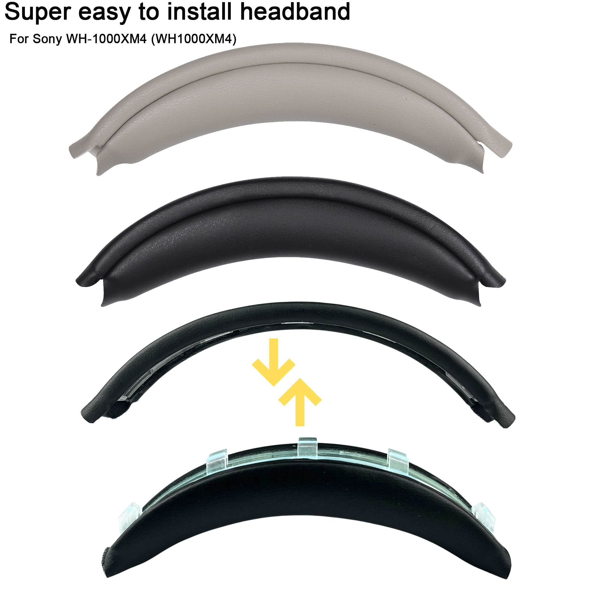 Sony Headphone Wh-1000Xm4 - Einfach zu installieren WH1000XM4 Stirnband für