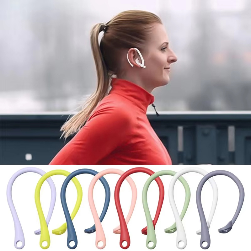 Sports Earphone Hook - 1 Paar Silikon-Ohrbügel aus Anti-Verlust-Silikon für
