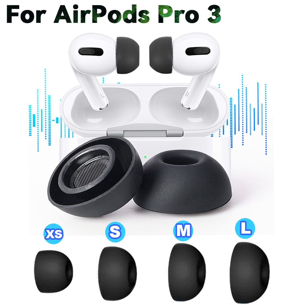 Silicone Ear Tip Replacement - Silikon-Ohrstöpsel, Ohrstöpsel mit Lärmreduzierungsloch für AirPods