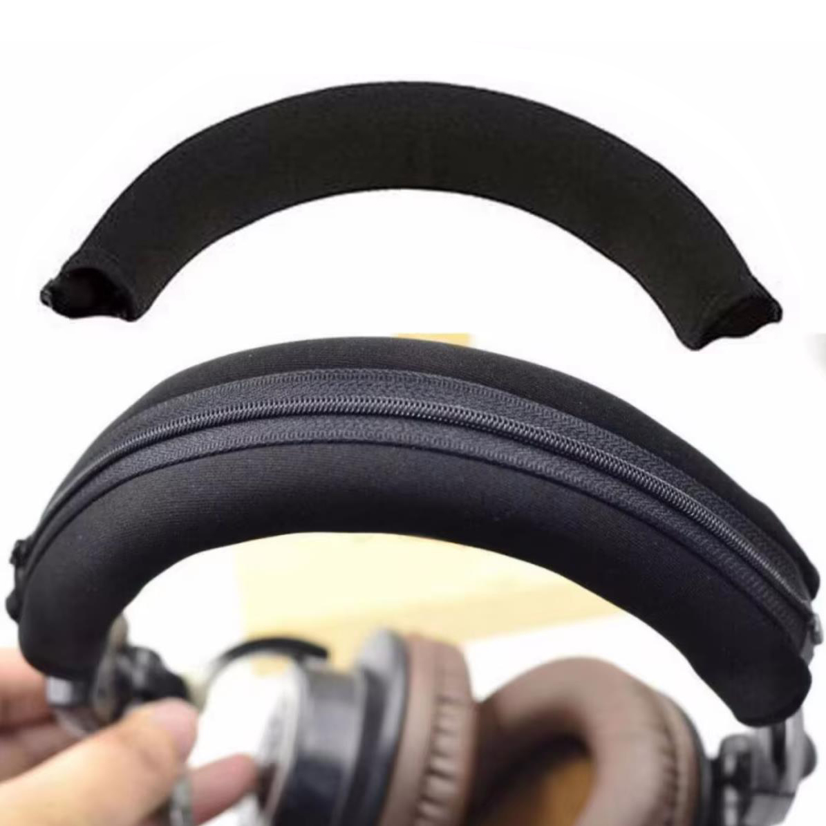 Audio Technica Headphone Ath-M20X - Reißverschluss Kopfhörer Schutzhülle Kissen Pad Stirnband