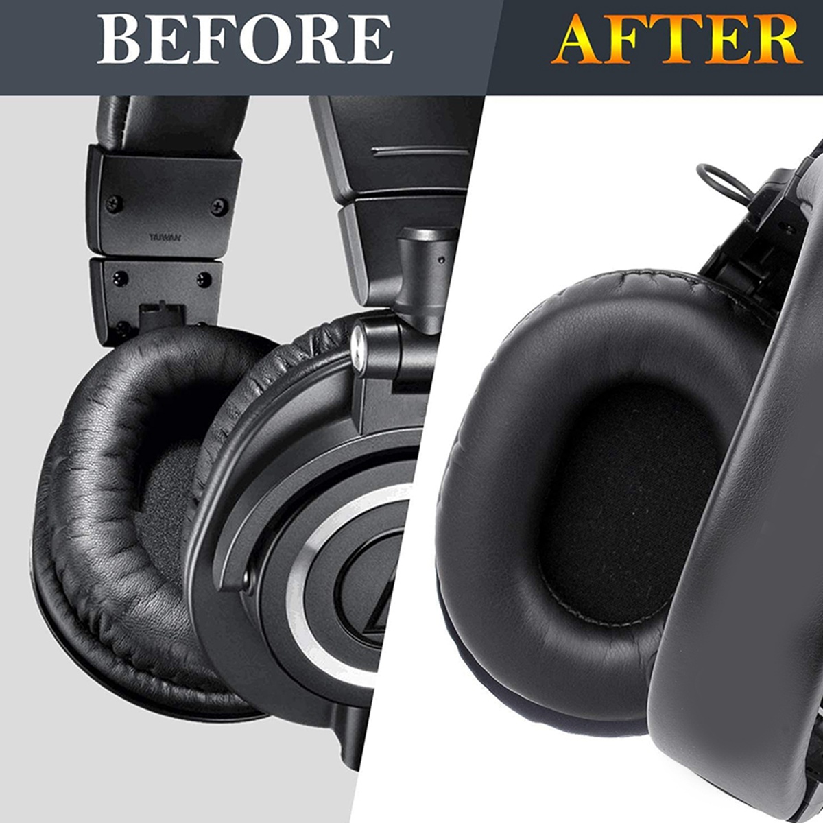 Audio Technica Headphone Ath-M20X - AED6-M50X Ersatz-Ohrpolster Kompatibel mit Audio Technica