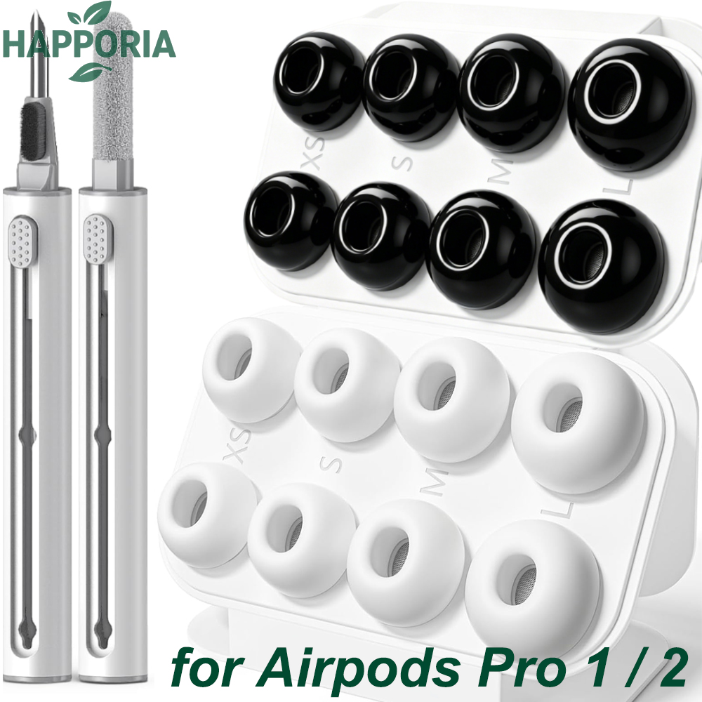 Silicone Ear Tip Replacement - HAPPORIA Flüssigsilikon-Ohrstöpsel für AirPods Pro 1.