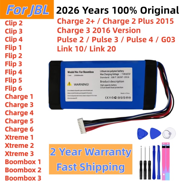 Jbl Speaker Charge 5 - 2026 Original-Akku für JBL Xtreme Boombox