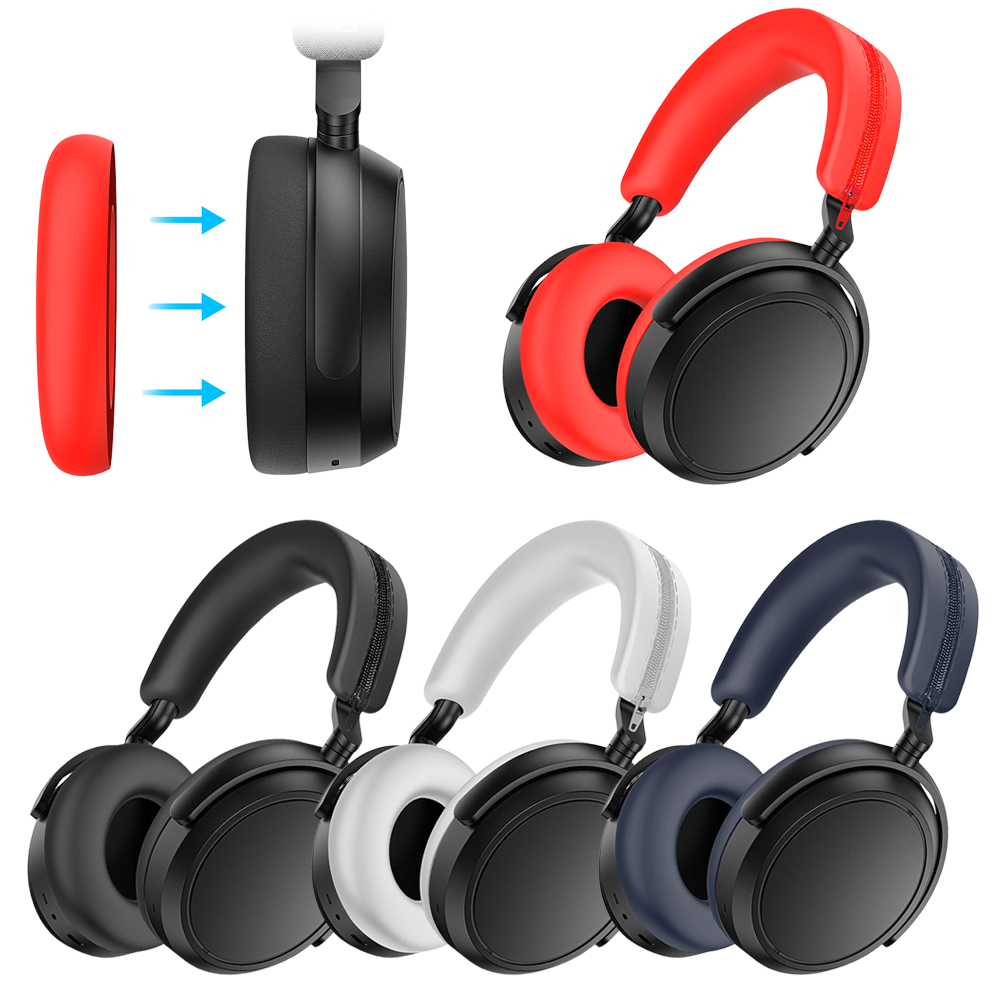 Sennheiser Headphone Momentum 4 - Silikon-Kopfhörerhülle, Kopfhörerschutz, Ohrenschützer, Schutzhülle, Headset-Hülle, Ersatz