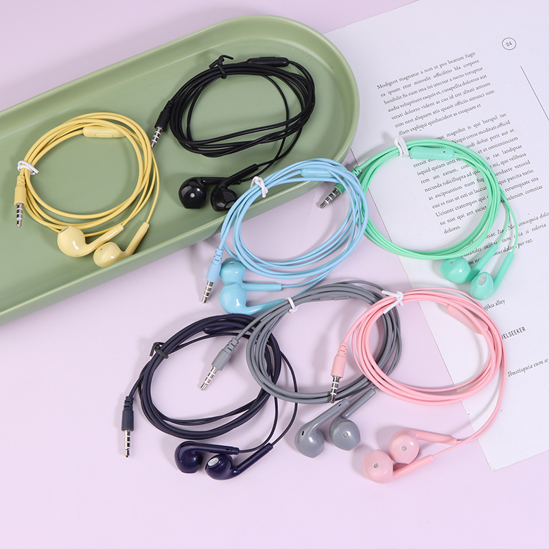Wired Earphone Mic - U19 Kabelgebundene Kopfhörer mit glatter Oberfläche,