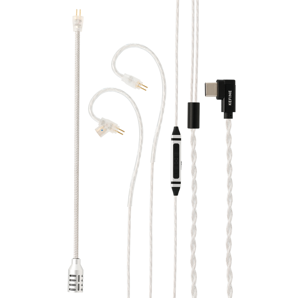 Wired Earphone Mic - Kefine Gaming-Kabel für HiFi-Kopfhörer mit USB-C-Anschluss