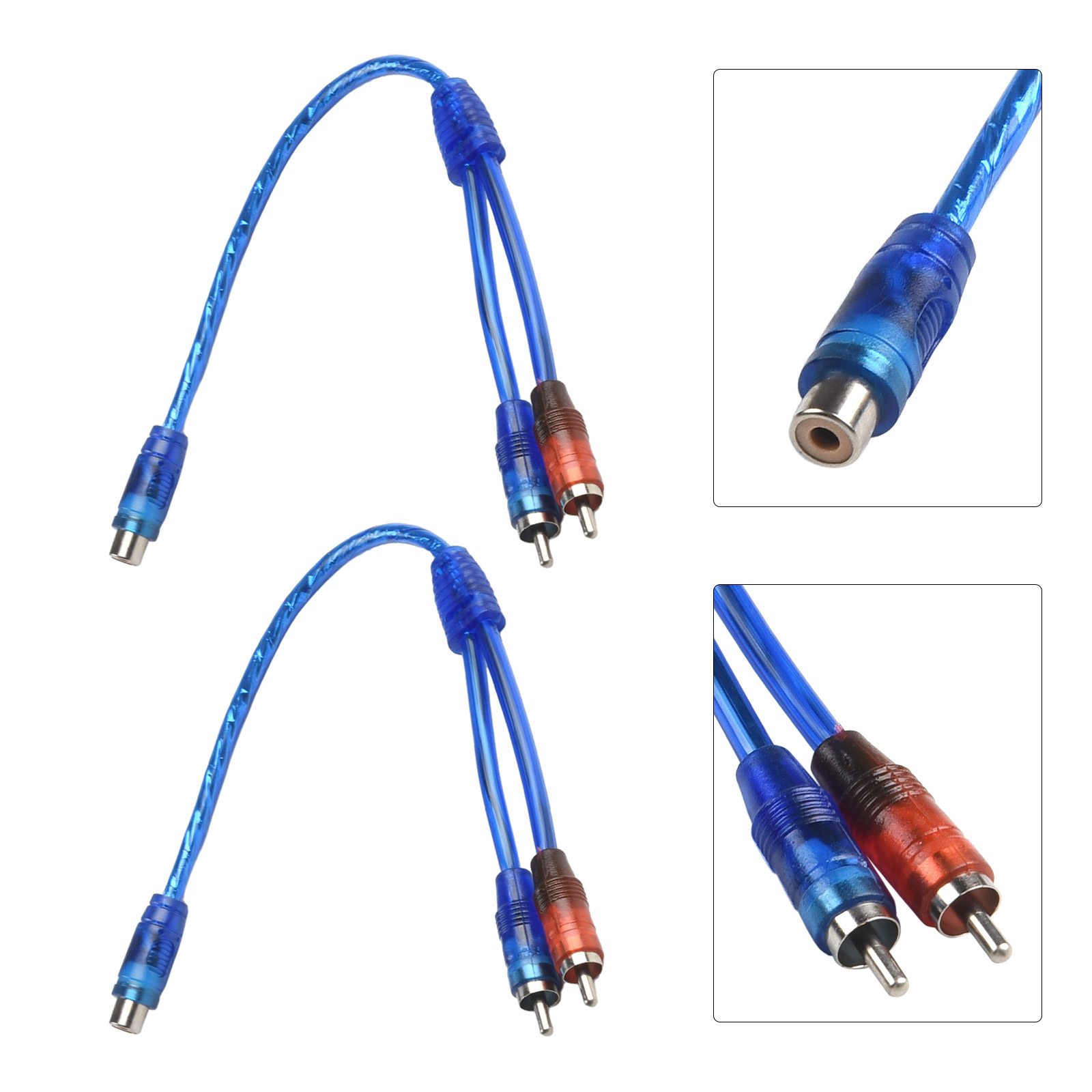 2 Stück RCA-Audiokabel 
