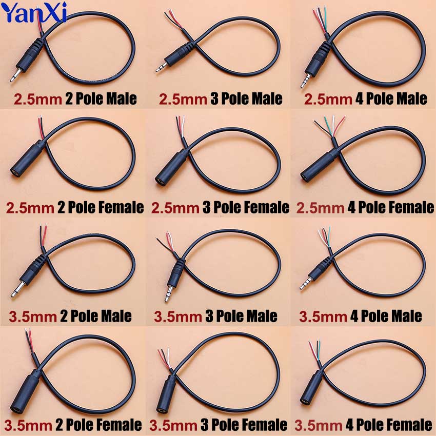 1 Stück 2,5mm 3,5mm Mono Stere – Audiophile Headphone Wired Bewertung und Preis