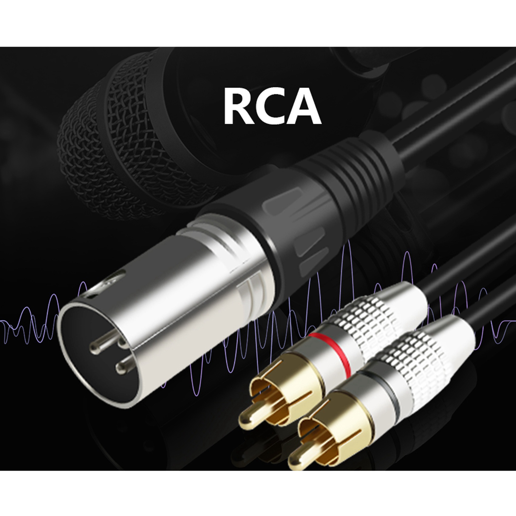1 xlr Stecker auf 2 rca Stecke – Audio Splitter Y Bewertung und Preis