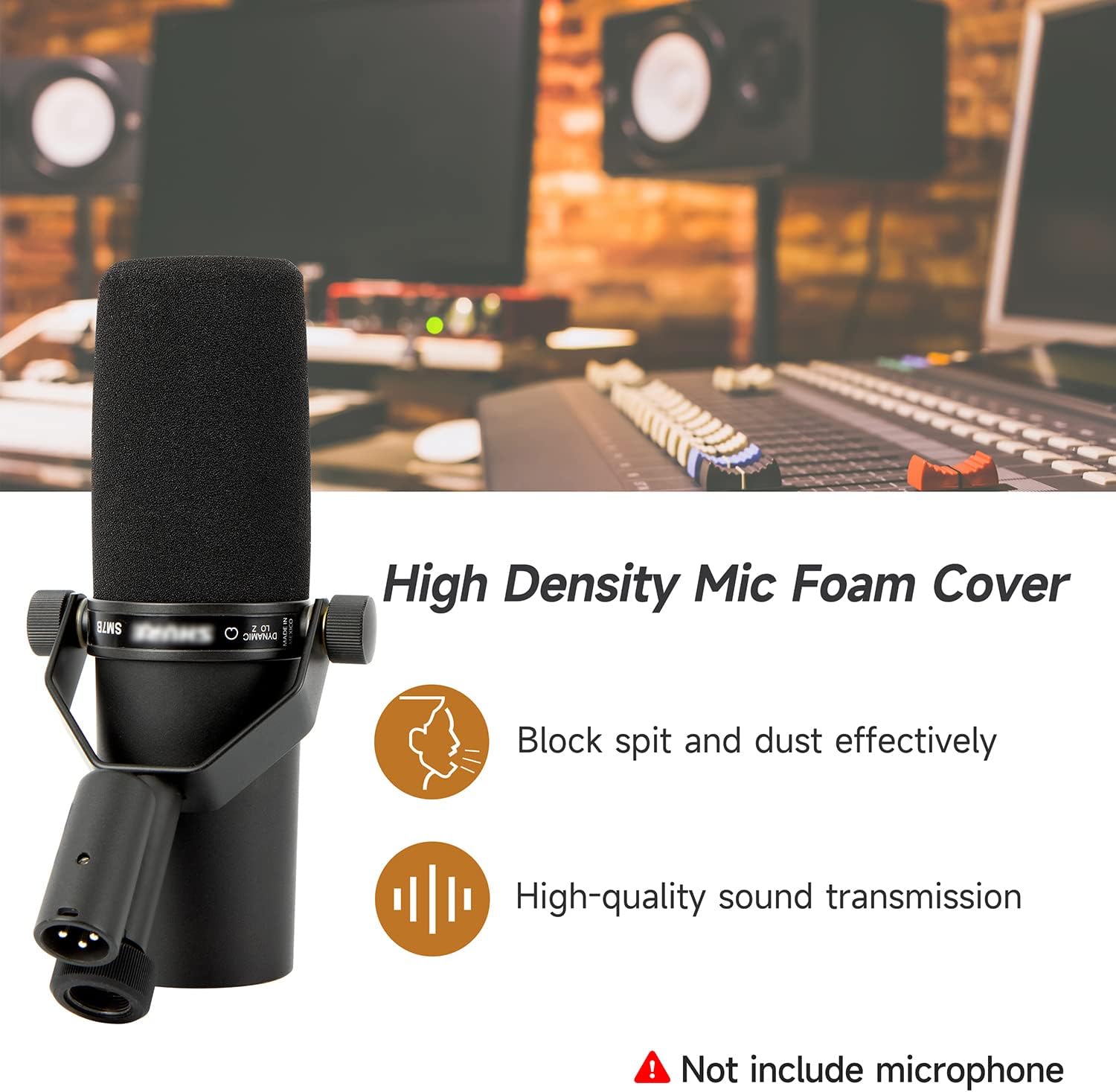 1PC/2PCS Windschutzscheibe für – Shure Mic Sm7B Bewertung und Preis