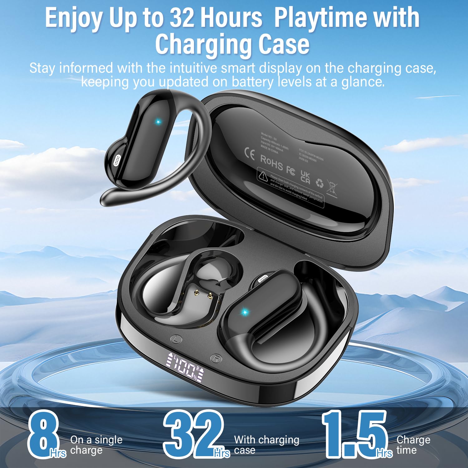 2026 Open-Ear-Ohrhörer Bluetoo – Sports Earphone Hook Bewertung und Preis