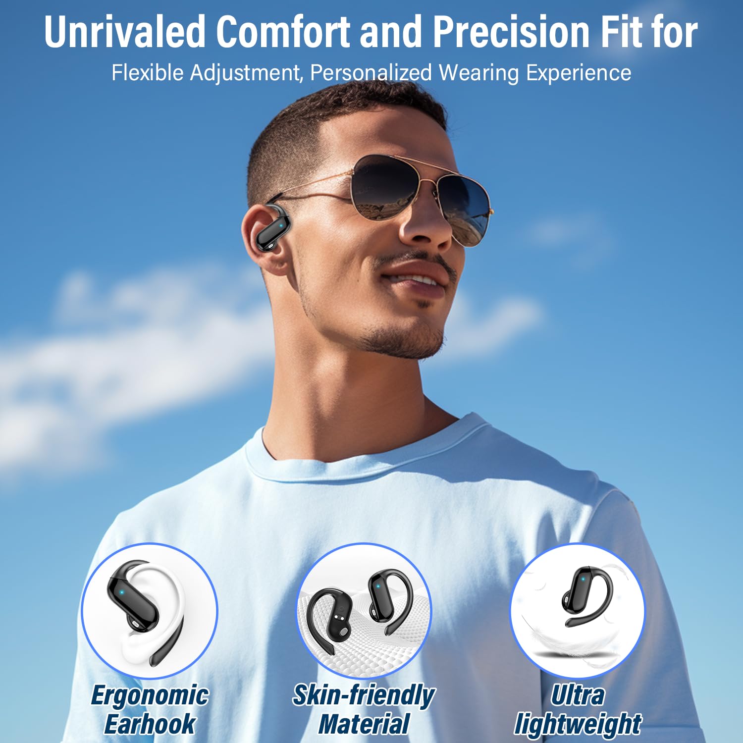 2026 Open-Ear-Ohrhörer Bluetoo – Sports Earphone Hook Bewertung und Preis