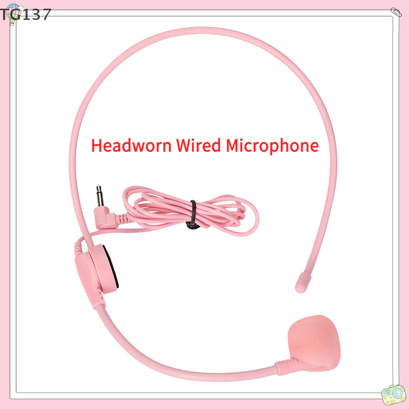 1Pcs 3,5 MM Rosa Headworn Wire – Wired Earphone Mic Bewertung und Preis