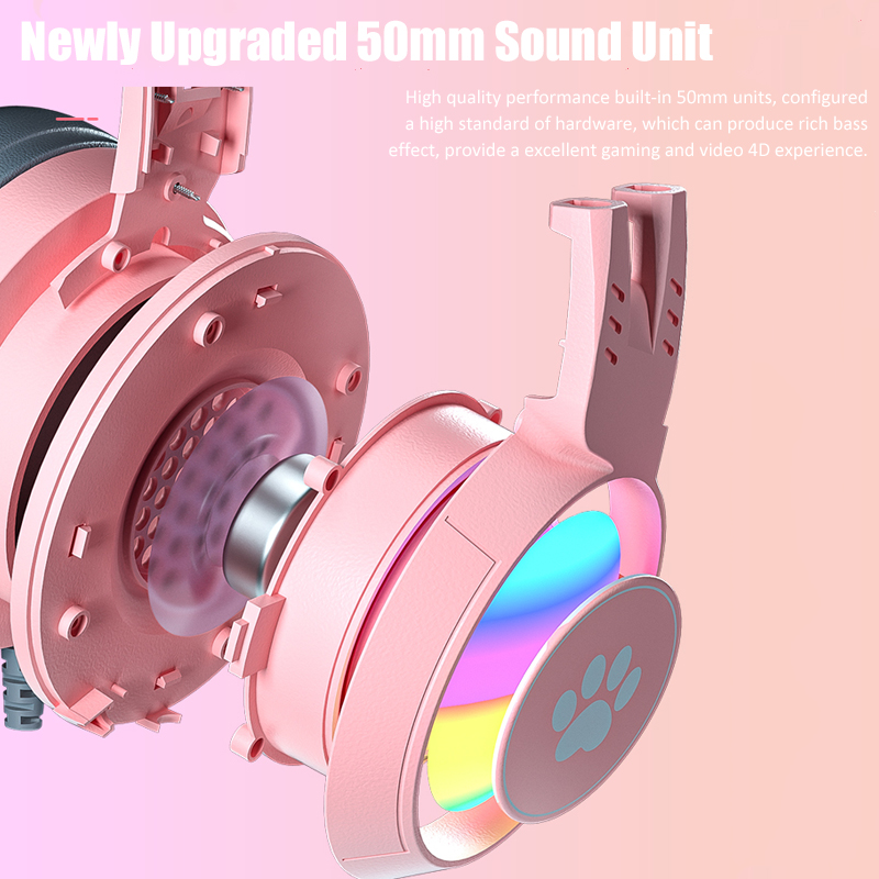 Niedliche Katzen ohr Gaming-Ko – Gaming Headset Rgb Bewertung und Preis