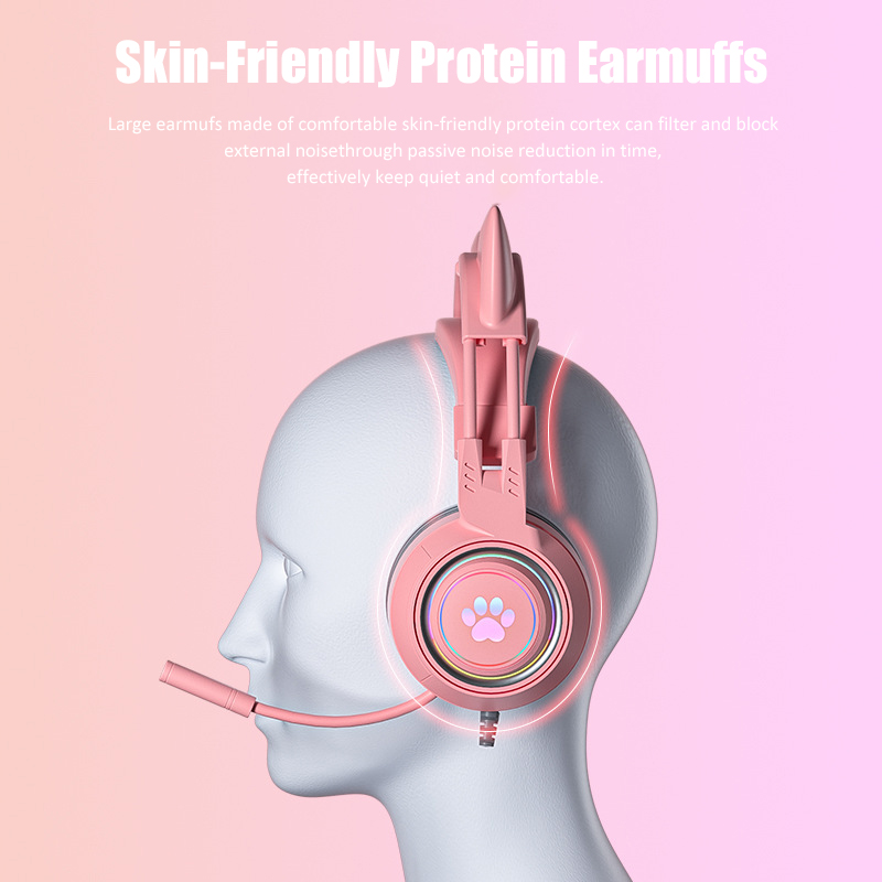 Niedliche Katzen ohr Gaming-Ko – Gaming Headset Rgb Bewertung und Preis