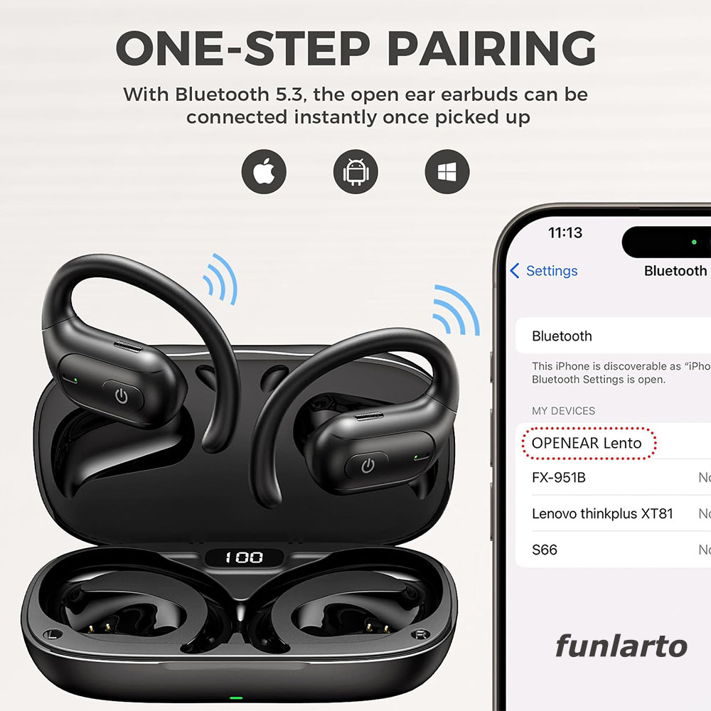 Kabellose Open-Ear-Laufkopfhör – Sports Earphone Hook Bewertung und Preis